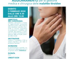 Convegno aggiornamento malattie tiroidee